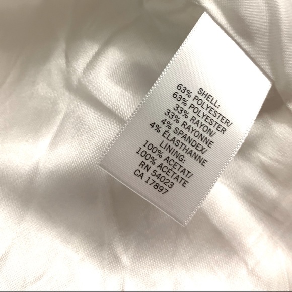 Banana Republic Jacket Button Down Front | White & Gray | Women’s Size Small - Picture 5 of 5